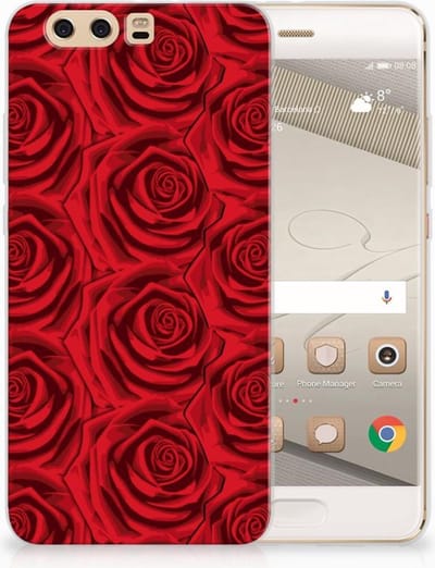 Huawei P10 Plus TPU Case Red Roses