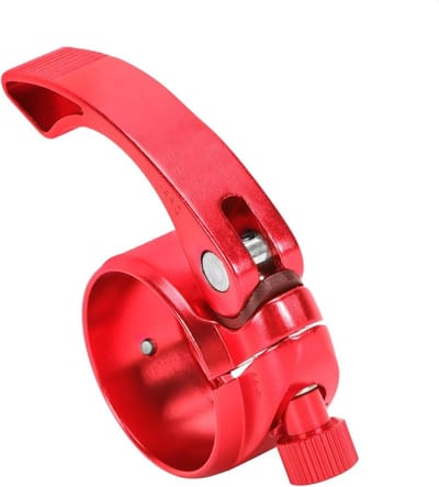Zadelpenklem - Zadelpenklem - Fietszadel Verstellen - Snelle Ontgrendeling - 41 mm - Rood