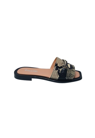 sa28081C9evit95A Pollini Vrouwen leder zwart