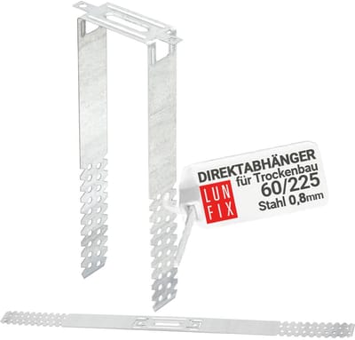 Directe Plafondbevestiging Gipsplaat voor CD Profielen 60/27 Montage