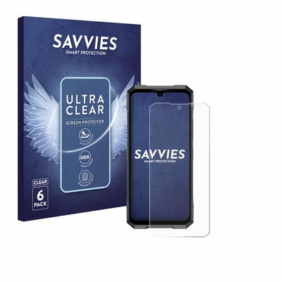 Savvies - Screenprotector voor Doogee Blade GT Play - Folie Beschermfolie transparant 6 Stuks