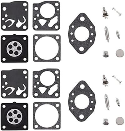 Geschikt voor Set van 2 carburateurmembranen voor Stihl 020 024 028 030 031 032 AV HU Tillotson Mc Culloch PM 370, PM 490, Solo 610, 647, RK-13HU, RK-14HU