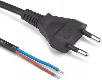 Zwarte Stroomkabel 1,8m met CEE7 Dimmer - 0,75mm² - Voor Voedingen en Lampen