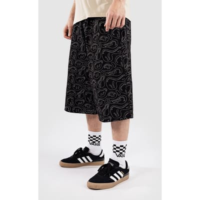 Blue Tomato Smiley Baggy Korte Broek zwart