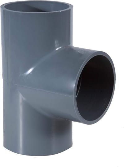 PVC Buizen en Koppelingen Set Ø50 mm - Elleboog, T-stuk, Mof, Eindstuk & Fittingen