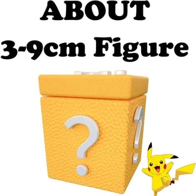 Pokemon Actiemodel Anime Verzamelspeelgoed Blind Box Mysterie Cadeauset Pikachu Charizard Gengar Jigglypuff 10-30cm Groot Formaat yellow