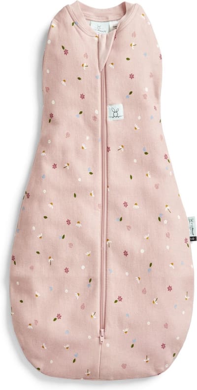 Ergopouch Cocoon inbaker slaapzak - 0,2 Tog - 2-in-1 Slaapzak - Combi Slaapzak Baby + Inbakerslaapzak - Slaapzakken- Zomerslaapzak -Newborn - Slaapzak 52 cm - Daisies