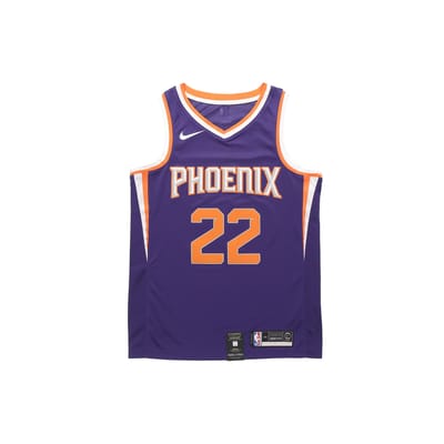 Nike NBA Swingman Phoenix Suns Deandre Ayton #22 Basketbalshirt Heren Tops Paars 864503-573 S