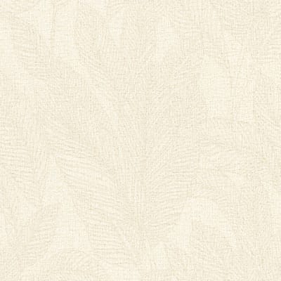 Ton sur ton behang Profhome 790641-GU vliesbehang licht gestructureerd met bloemmotief glinsterend crème zuiver-wit goud zijdegrijs 5,33 m2
