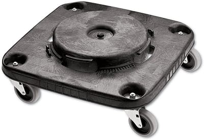 Vierkante Dolly voor Containers - Zwart