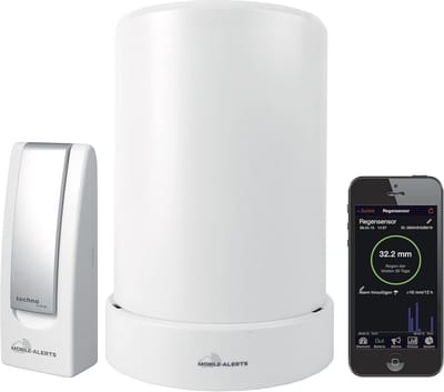 Regenmesser Komplett-Set met Funk-Regensensor en Smartphone App