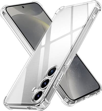 Hoesje geschikt voor Samsung Galaxy S24 FE - Techsuit Shockproof Silicone Back Cover - Transparant