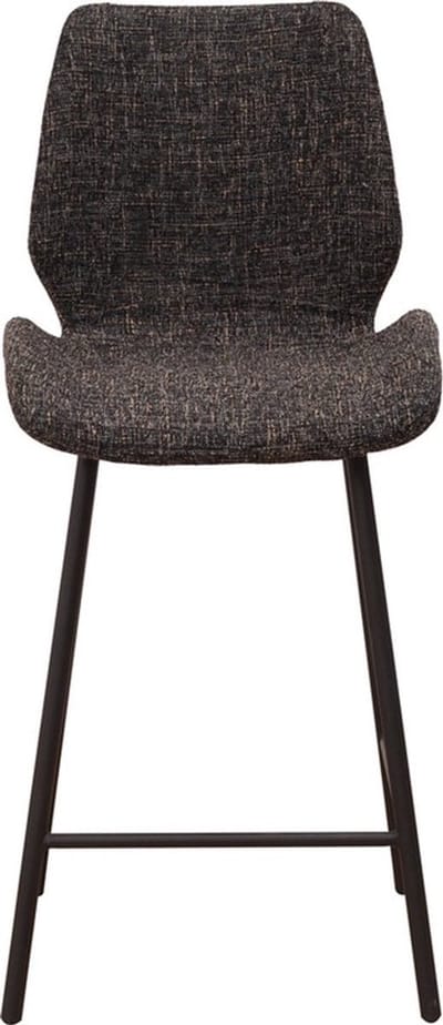 Barkrukken Set 67cm Zwart - Rugleuning, Ergonomisch en Zithoogte 67cm - Voor Eetkamer, Keuken en Woonkamer