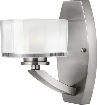 Landelijke Wandlamp - Steady Lighting - Metaal - Landelijk - G9 - L: 16.5cm - Voor Binnen - Woonkamer - Eetkamer - Zilver