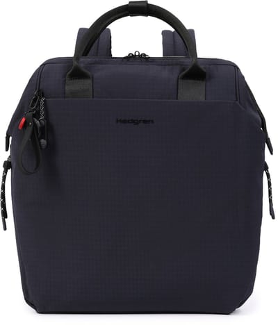 Hedgren ORIZURU Rugzak 15-inch met laptopvak – 180° opening – Waterafstotend gerecycled materiaal – Smart sleeve – Vulcan Blau