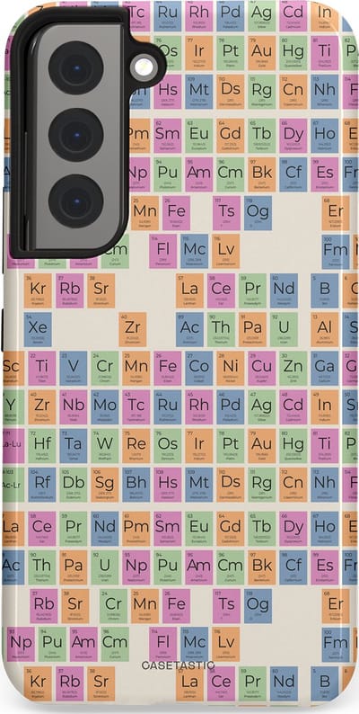 Casetastic Hoesje Geschikt voor Samsung S22 - Stijlvolle Beschermende Duo-layer Case - Atomisch Mooi
