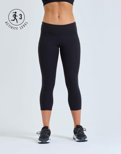 TriDri Women´s Recycled Performance Leggings ¾ Length TR530 - Black - XXS
