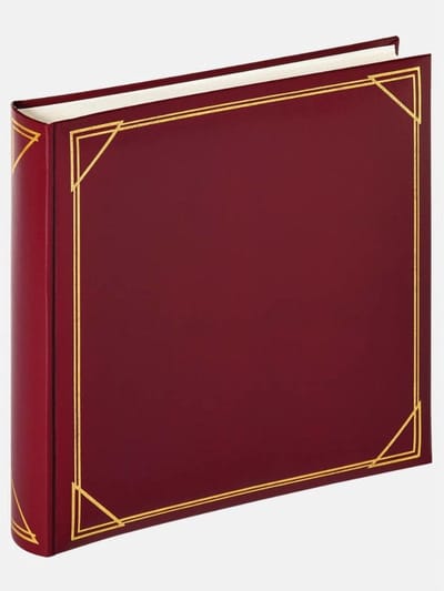 Walther MX-200-R Standard - Classic album - Formaat 30 x 30 cm - 100 witte pagina's - Rood