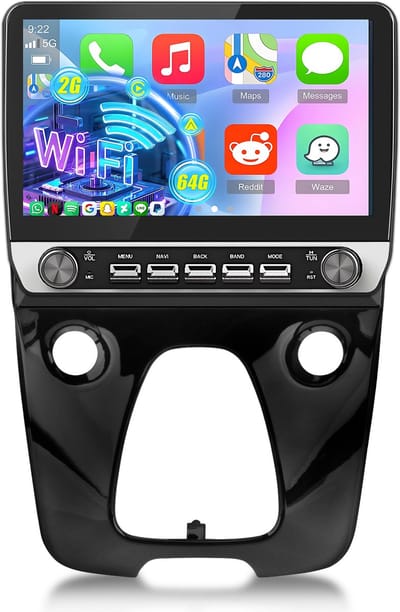 Hexinex Autoradio - Geschikt voor Toyota Aygo, Citroën C1 & Peugeot 108 (2014-2023) - Android 15 - 10.1 Inch HD Touchscreen - 4-Core Snapdragon 2+64GB - Apple CarPlay & Android Auto - GPS, WiFi, Bluetooth