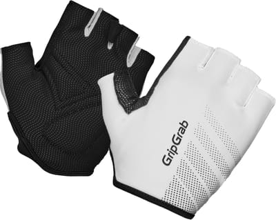 GripGrab - Ride Padded Korte Vinger Zomer Fietshandschoenen met lichte Padding - Wit - Unisex - Maat XXL