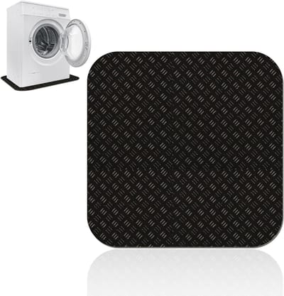 Anti-vibratie mat 60 x 60 cm, dubbelzijdig antislip, geschikt voor wasmachine, droger en fitnessapparatuur, snijbaar op maat