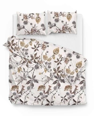 Zo!Home Linsey - Flanel - Dekbedovertrek - Litsjumeaux - 240x200/220 cm - Natural