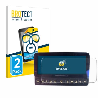 BROTECT - Screenprotector voor Mercedes-Benz Actros 2019 Touch-Display 10" - Folie Beschermfolie transparant 2 Stuks