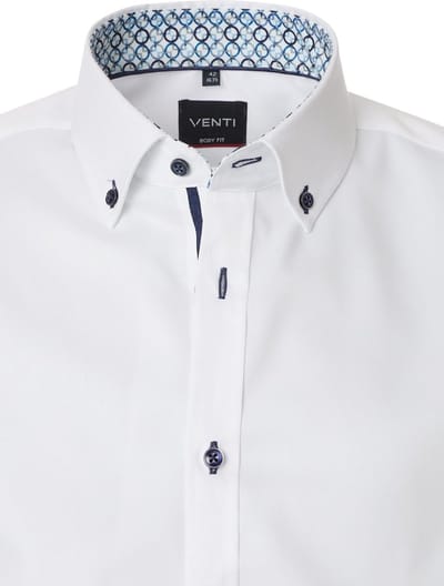 Venti Overhemd Non Iron Wit Body Fit 144326700-000 - XXL
