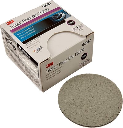Schuurschijf Foam P3000 Grit voor Spot Repair en Krasverwijdering