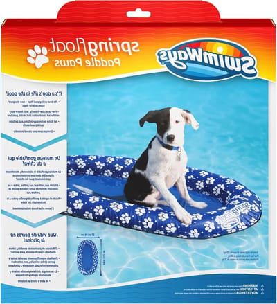 Honden Zwembad Float - Drijvend platform - Waterpret - Pootvriendelijk ontwerp - 515 inch - Blauw