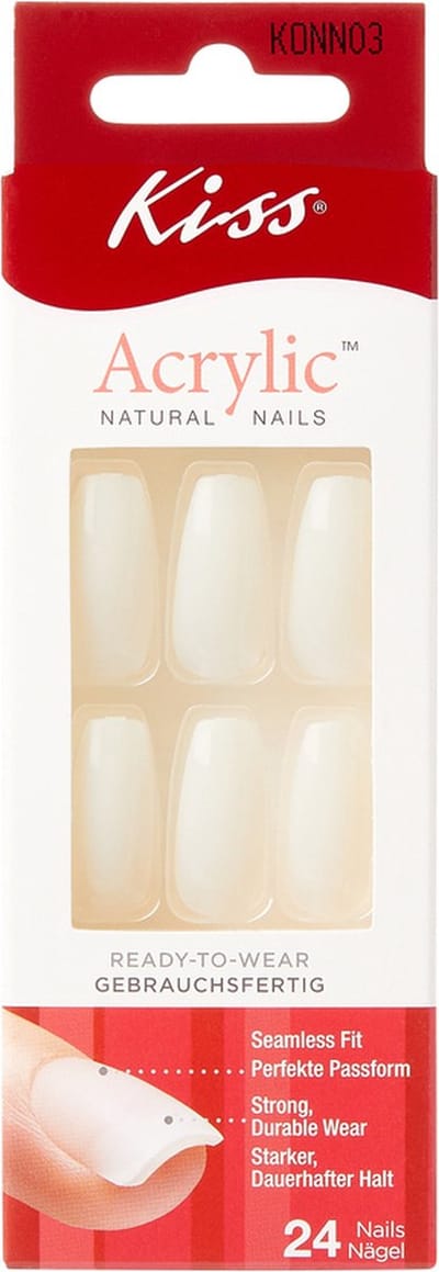 KISS Kunstnagels - Acrylnagels - Waterdicht - Vlekvrij - Geen droogtijd - Acrylic Natural Nails - Born With It