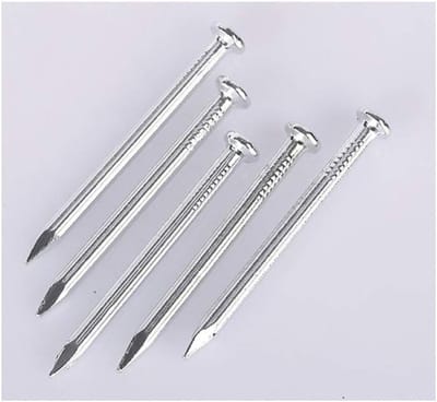 IJzeren spijkers - Paneelnagels - Bouw en decoratie - Hoge sterkte - Cement Steel Nail 8 - Zilver