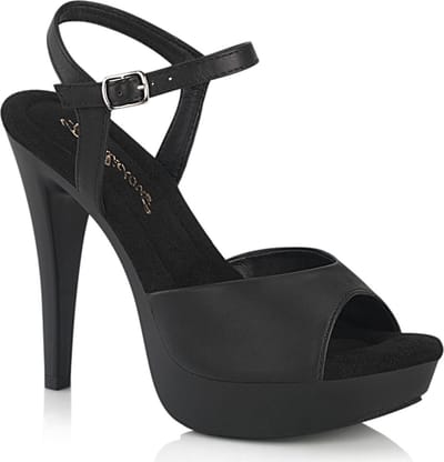 Fabulicious - COCKTAIL509 Sandaal met enkelband - US 6 - 36 Shoes - Zwart