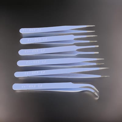 6 Stuks Pincet Set – RVS – Precisie voor Hobby, Sieraden, Laboratorium – Paars – Verschillende Pincetten – Hobby, Sieraden en Laboratorium - Handig en Duurzaam