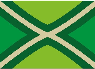 Vlag van Achterhoek stickers - 20x - 7.5 x 10 cm - Binnen/buiten - voor supporters - regio
