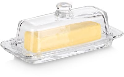 Botervloot Glas 20x9,5x7,5 cm - Botervlootje - Boterschaal
