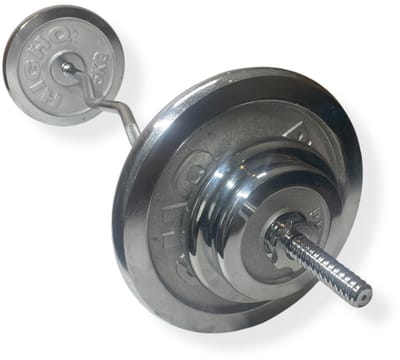 Padisport halterset - halerstang 25mm - curlstang - halterset - stang met gewichten - gewichten schijven - halterschijven 25mm
