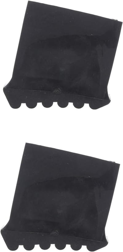 Ladder Voetbeschermers - Stoelpootbeschermers Laddermat - Vloer Beschermen - Antislip Rubber - 7.5x6.7x3.7cm - Zwart