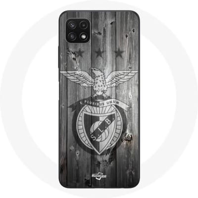 Coque - maniacase - Samsung Galaxy A22 5G - Souple - Protection - slb benfica fond gris noir