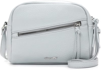 Schoudertas Dames - Handtas Crossbody - Dagelijks Gebruik - Echt Lederlook - 20 cm - Zwart