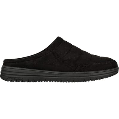 Skechers Relaxed Fit: Murette Garvanza Heren Muiltjes Van Microvezel In Het Zwart