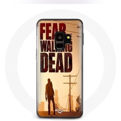 Coque - Maniacase - Samsung Galaxy S9 - Souple - Noir - Fear The Walking Dead