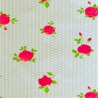 Decoratie plakfolie meubelfolie Rozen rose silver 45 cm x 2 meter zelfklevend - Decoratiefolie - Plakplastic - Raamfolie