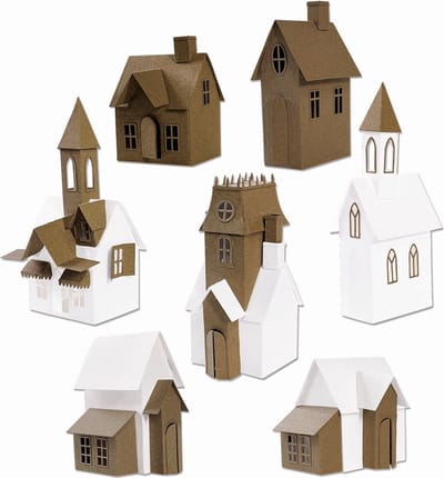 Sizzix Thinlits Ponssjabloon-set "Village Collection by Tim Holtz"