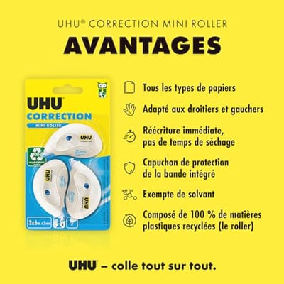 Mini Correctieroller 6m - 3 Stuks voor Nauwkeurige Correcties