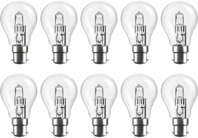 Modee B22 Halogeen Lamp Dimbaar 105W ECO - 1860lm - 2700K - Warm Wit - ECO Halogeen Globe A55 - 10 stuks