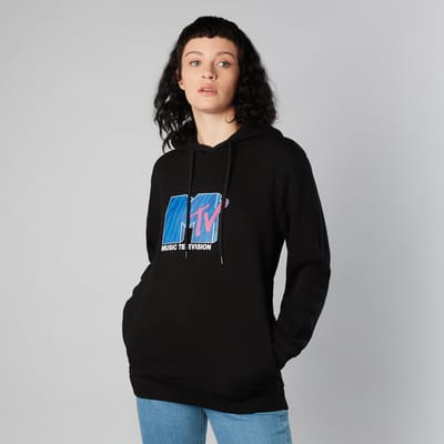 MTV Hoodie - Zwart - L