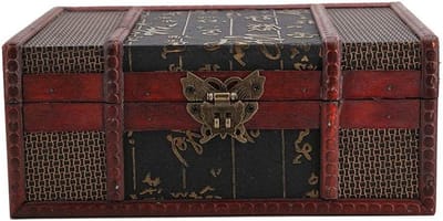 Houten Opbergdoos, Discrete Opbergboxen van Hoge Kwaliteit, Vintage Antiek voor Verjaardagsfeesten en Bruiloften Decoratie