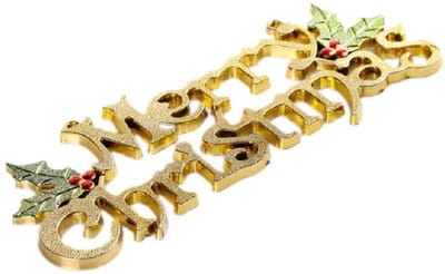 Kerstboomhanger 12 Stuks - Kunststof - 20 cm - Goud/Zilver - Wandbord - Kerstdecoratie