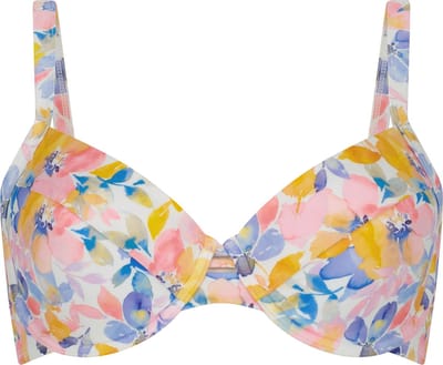 Hunkemöller Dames Badmode Voorgevormde beugel bikinitop Palma - Wit - maat D75